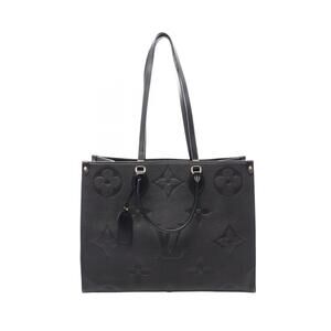 Louis Vuitton OnTheGo Monogram Empreinte Leather Shoulder Tote Bag Black